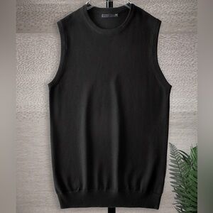 Shein Sleeveless Sweater - Black